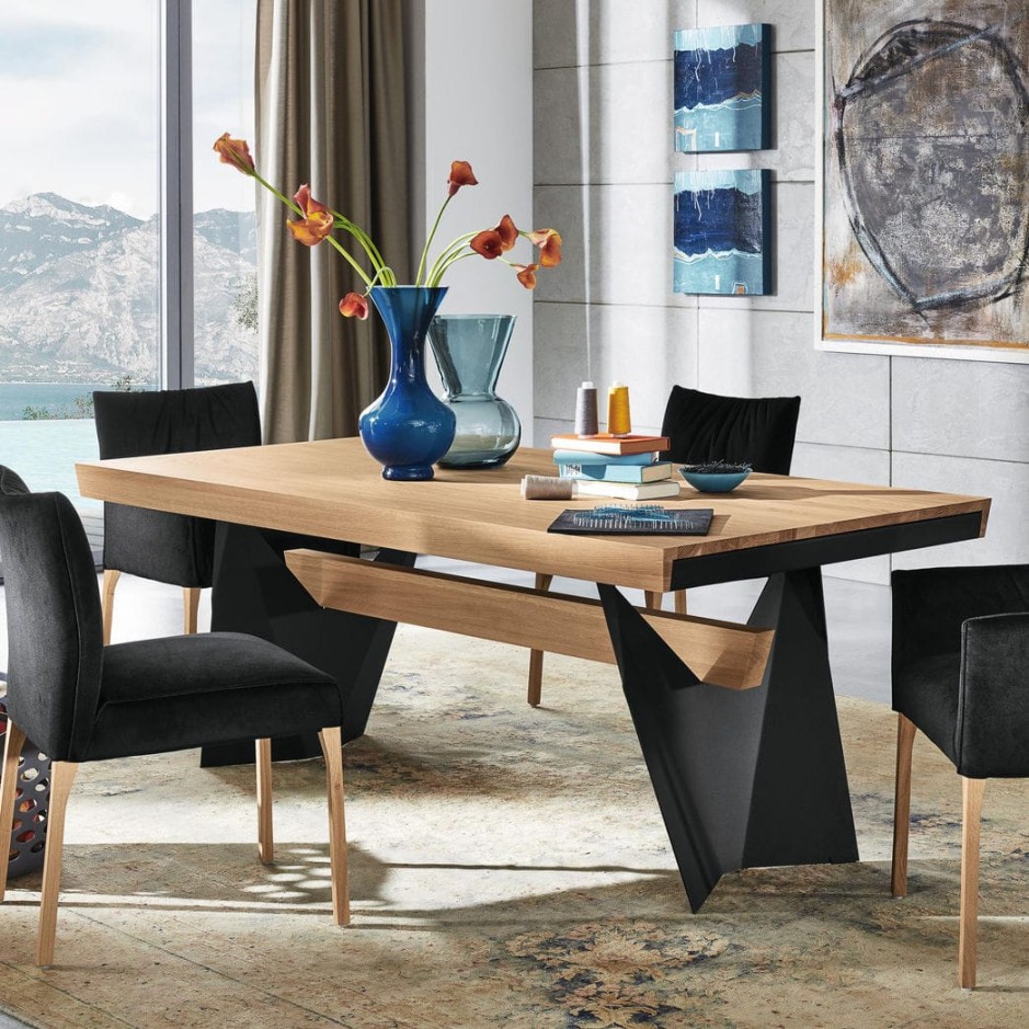 Contemporary dining table - PADUA - Musterring - oak / rectangular